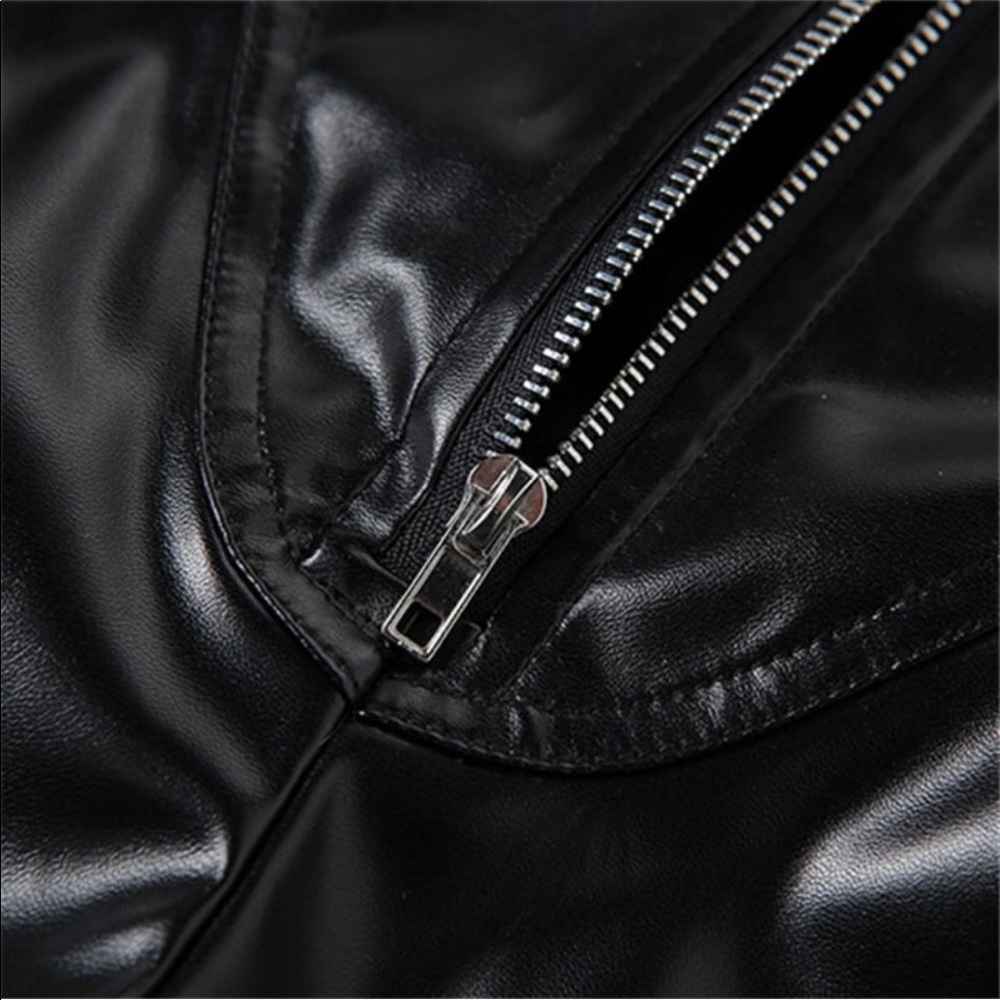 Faux Leather Ruched Flare Pant - Picture 2 of 6